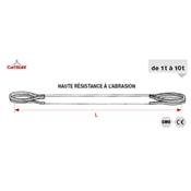 Elingue sangle plate avec enduction Polyuréthane