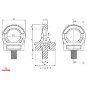 Anneau de levage émerillon 