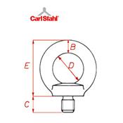 Anneau de levage mâle selon DIN 580 CE